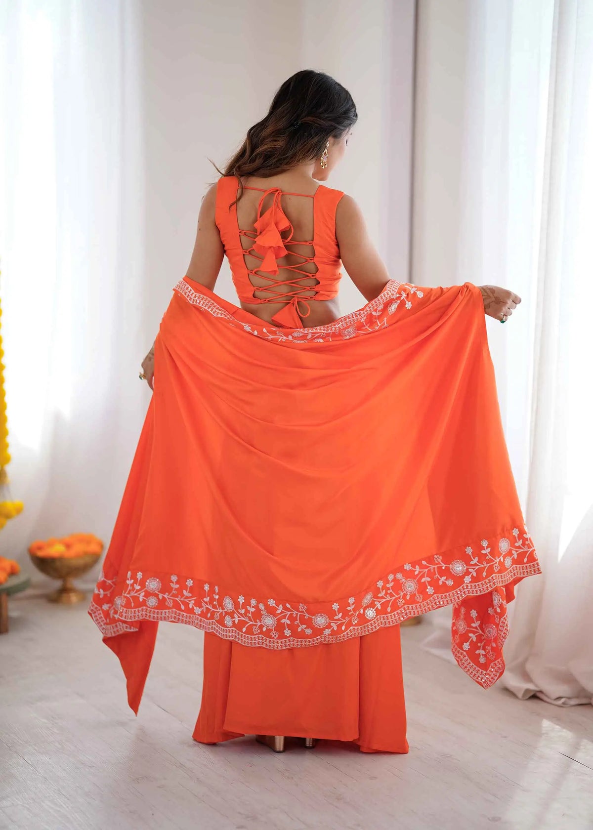 Fanta Designer Embroidered Indo Western