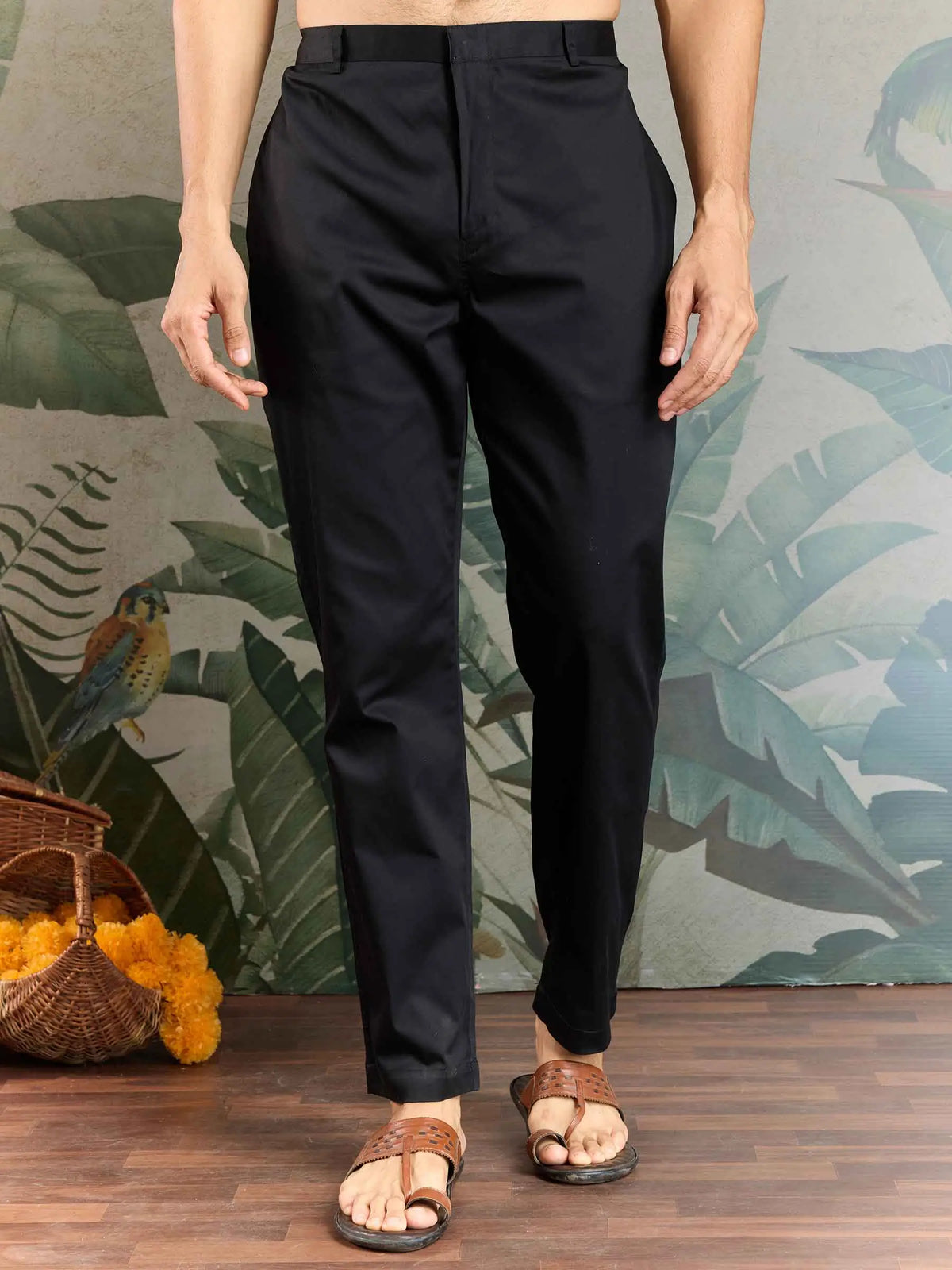 Black Viscose Silk Thread & Sequence Embroidered Work Kurta With Pant & Dupatta