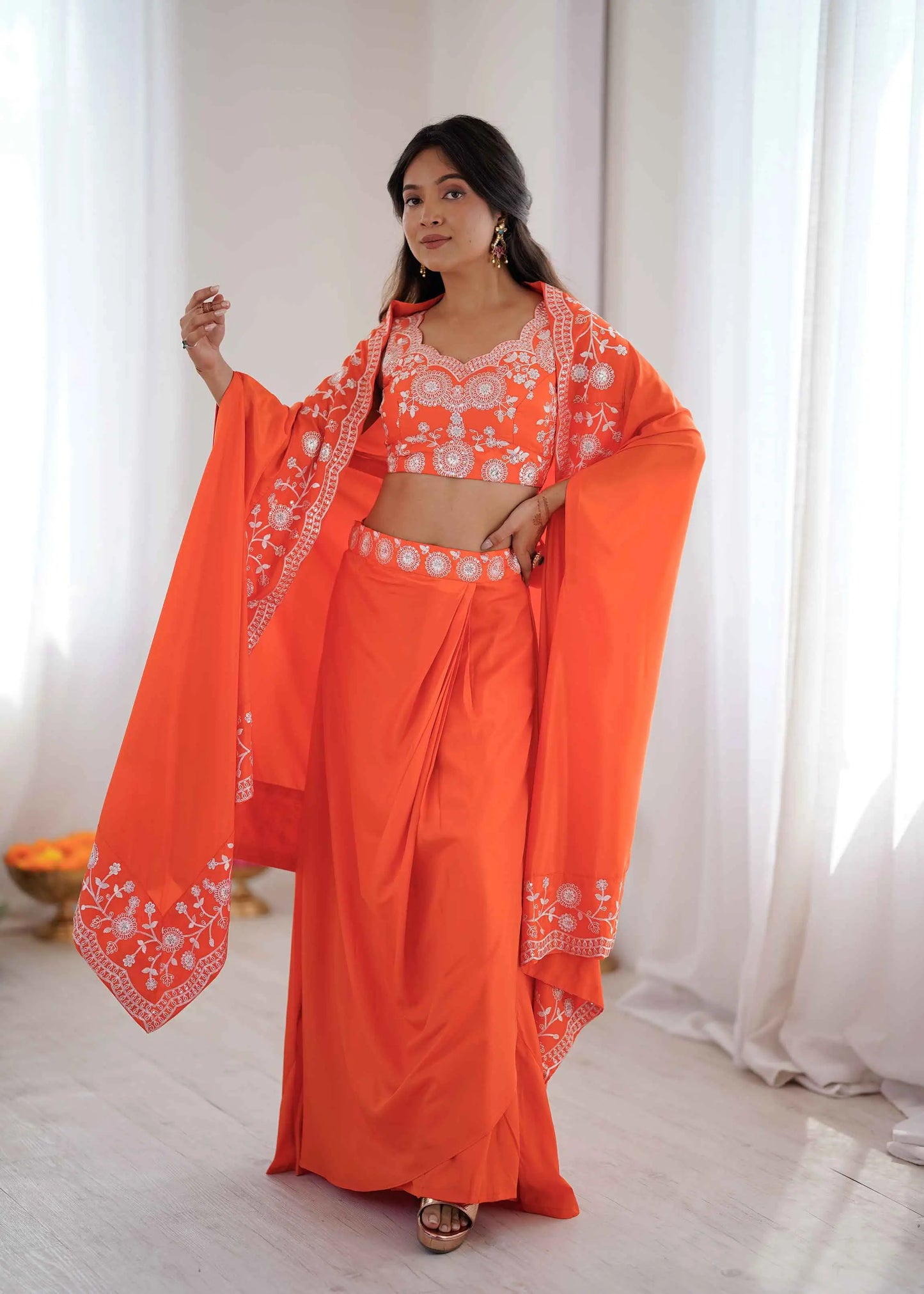 Fanta Designer Embroidered Indo Western