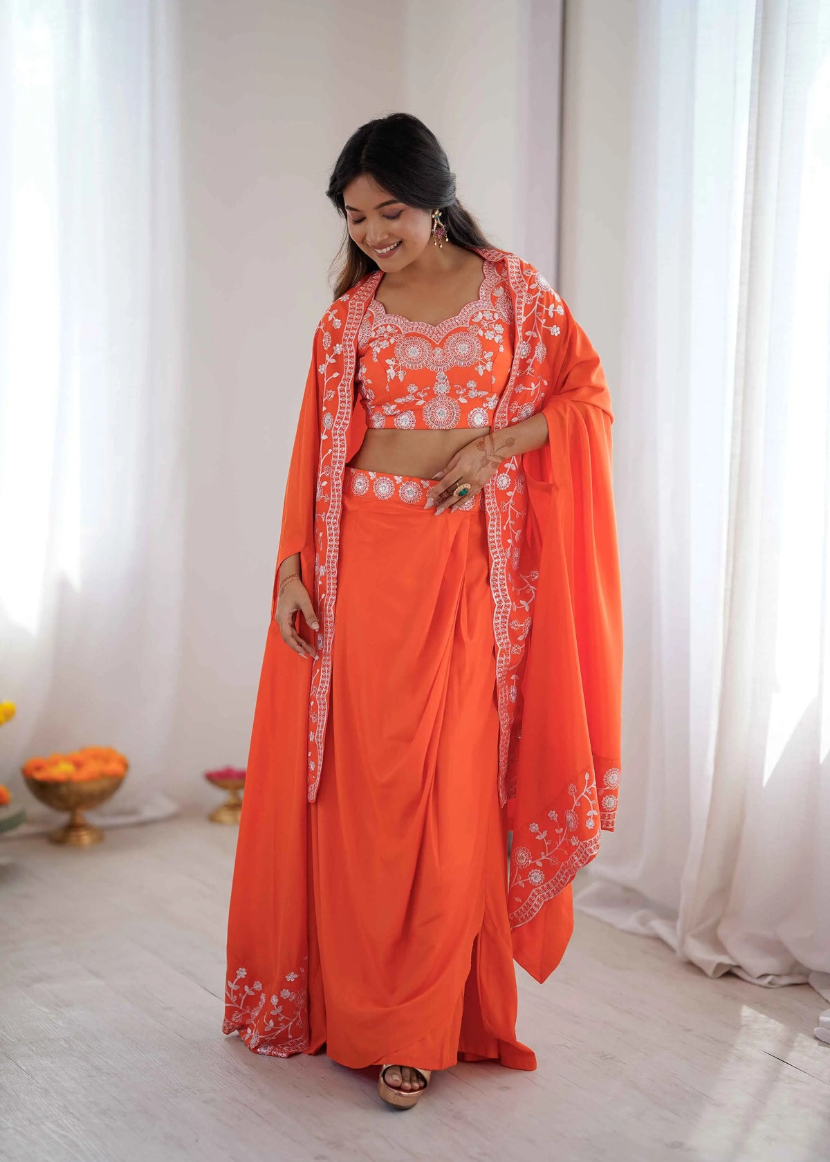 Fanta Designer Embroidered Indo Western