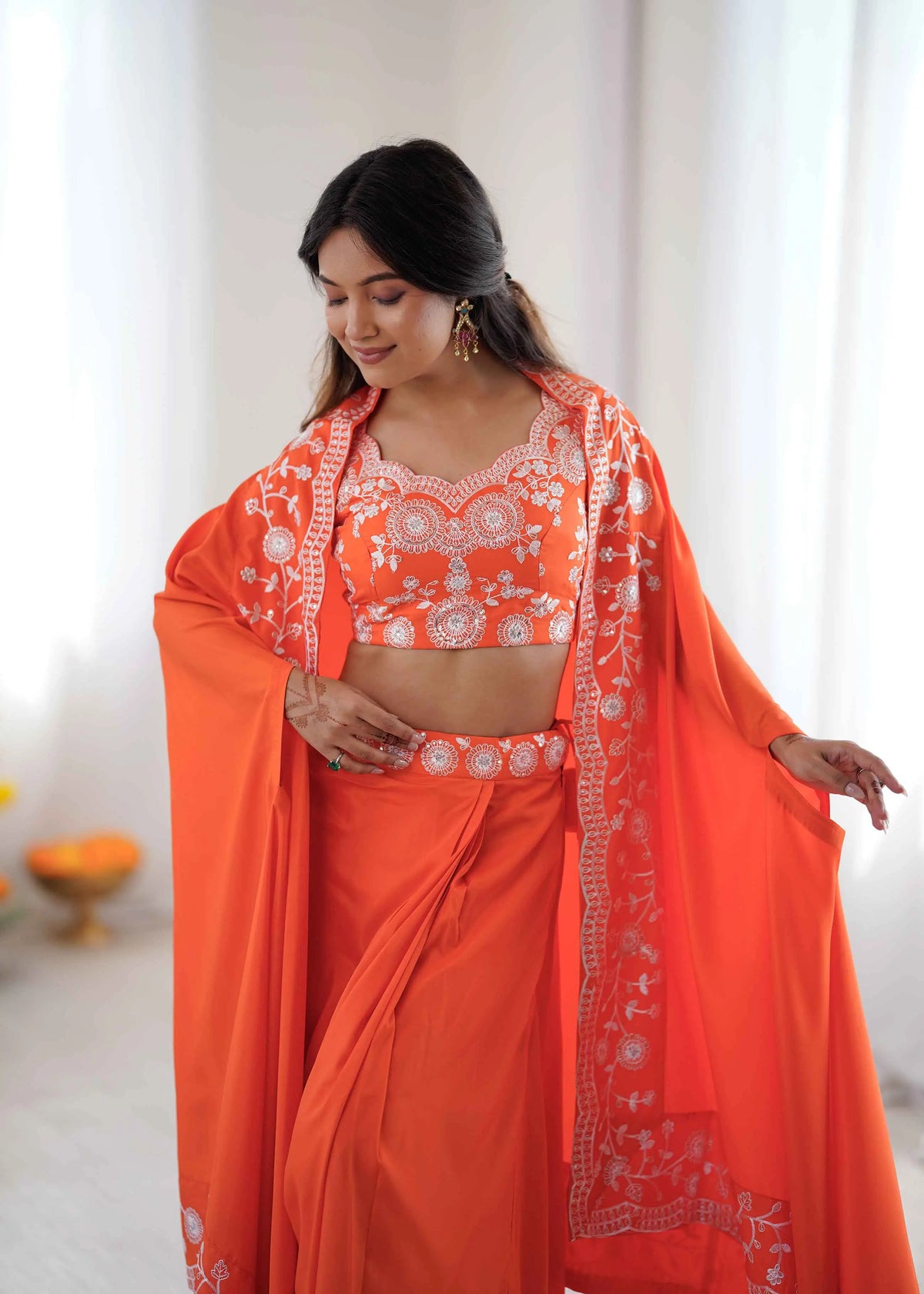 Fanta Designer Embroidered Indo Western