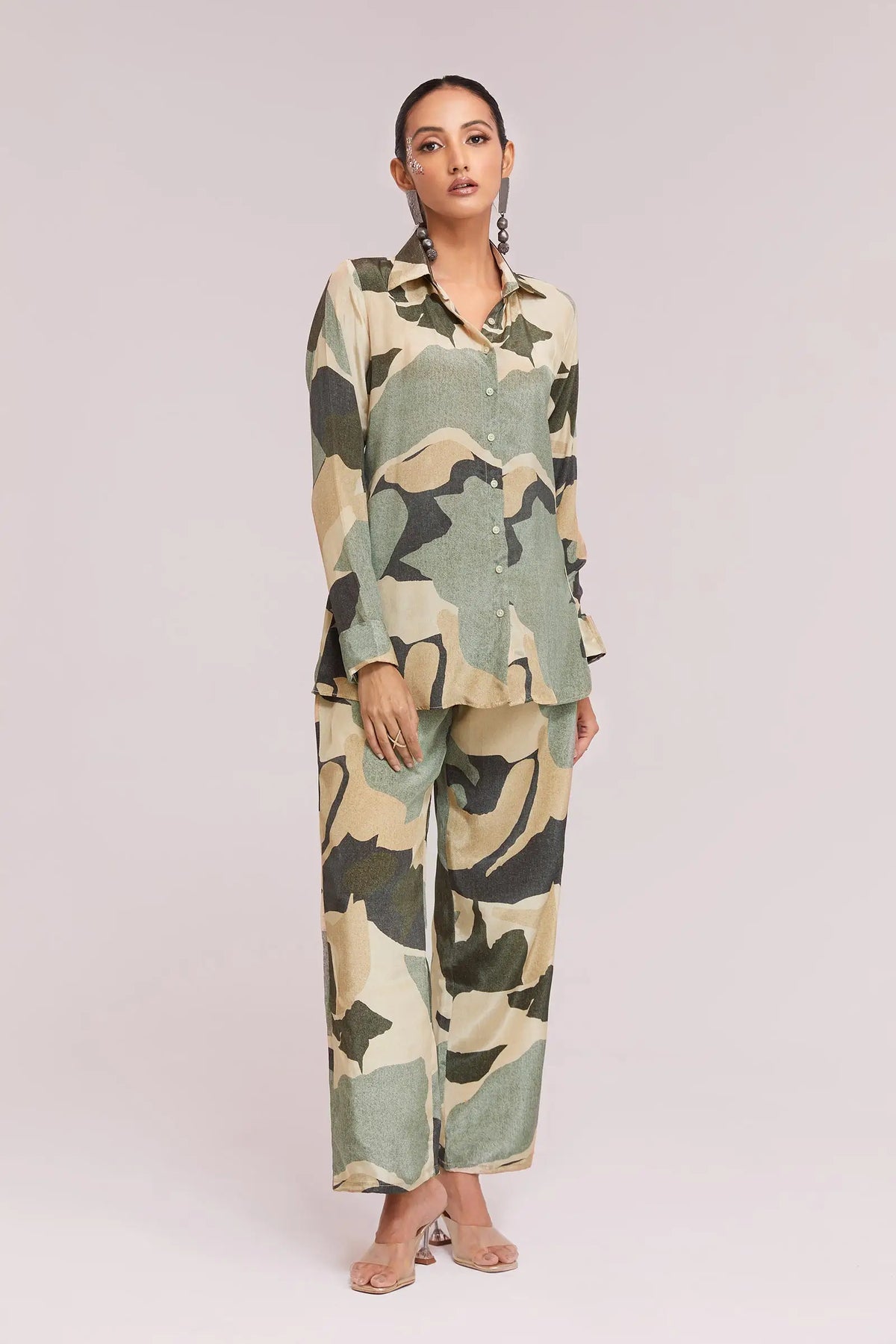 MultiColor Printed Co-ord Set
